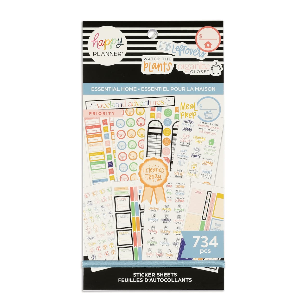 The Classic Happy Planner&#xAE; Essential Home Value Pack Stickers